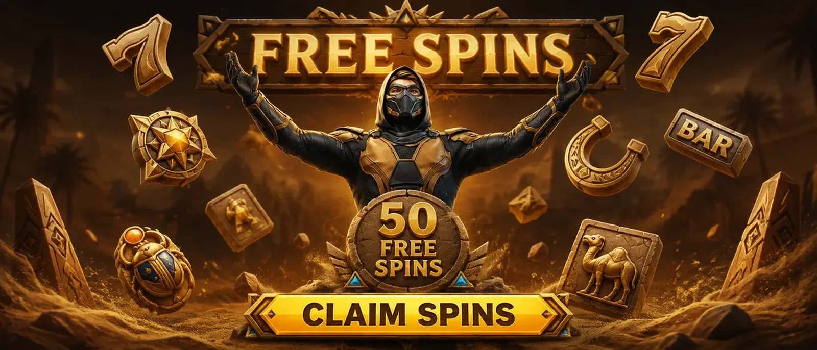 Oferta de Giros Gratis de Spin Sahara